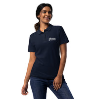 Zoomin' Groomin' Women’s Embroidered Pique Polo Shirt