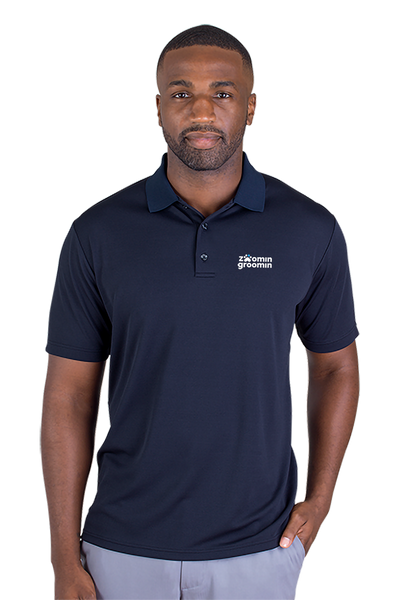 Zoomin' Groomin Embroidered Polo