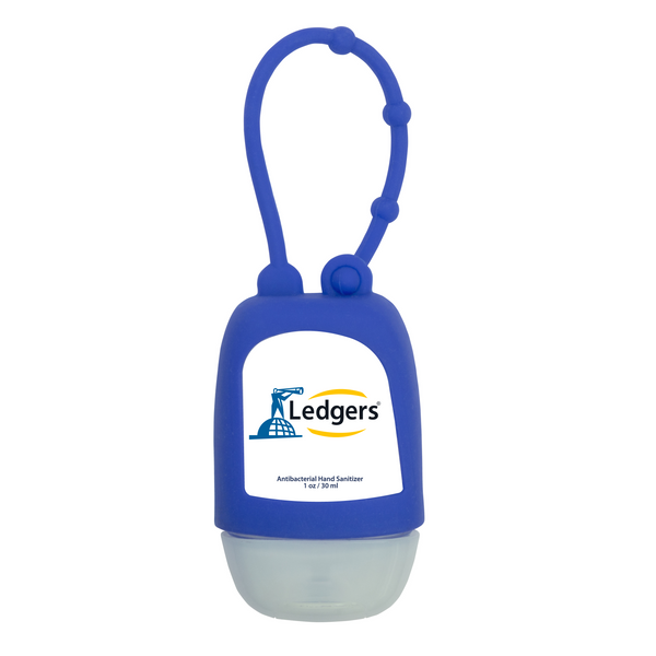 Ledgers 1 oz Travel Antibacterial Hand Sanitizer with Adjustable Silicone Strap