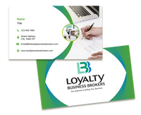Loyalty Business Brokers Business Cards
