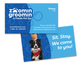 Zoomin Groomin Business Card (1000)