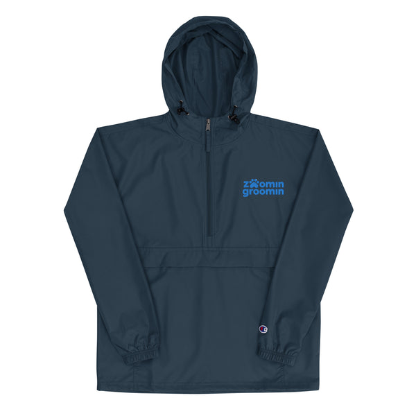 Zoomin' Groomin' Embroidered Champion Packable Jacket