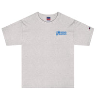 Zoomin' Groomin' Embroidered Men's Champion T-Shirt
