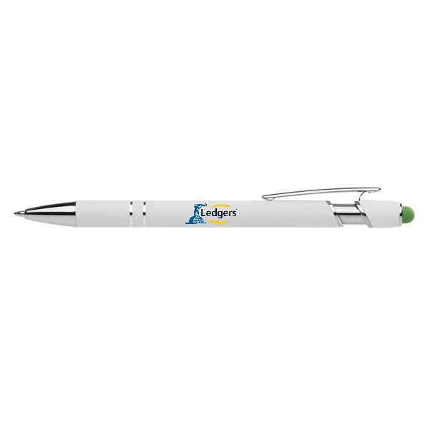 The Ellipse Softy White Barrel Pen