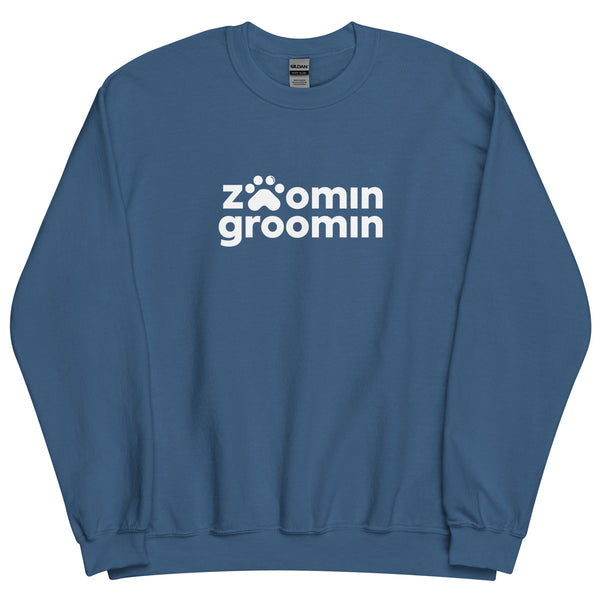 Zoomin' Groomin Printed Unisex Sweatshirt