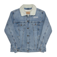 Zoomin' Groomin'Unisex denim sherpa jacket